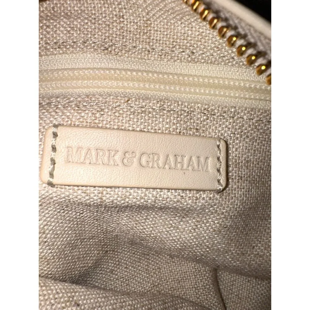 Mark and Graham Leather purse with two handles, Shoulder and Crossbody style